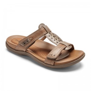 Rockport Rubey Women Slides Brown Multi Singapore | DY2-27582