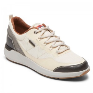 Rockport Skylar Tie Waterproof Women Sneakers Cream Singapore | TB2-45464