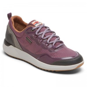 Rockport Skylar Tie Waterproof Women Sneakers Purple Singapore | NX3-23752