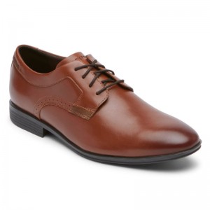 Rockport Somerset Men Oxford Shoes Brown Singapore | UK8-01660