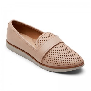 Rockport Stacie Perforated Women Loafers Pink Singapore | MH8-79027