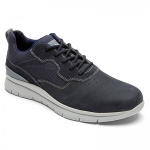 Rockport Stewart Plain Toe Men Sneakers Navy Singapore | NB9-98889