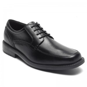 Rockport Style Leader 2 Apron Toe Men Oxford Shoes Black Singapore | HT2-18521