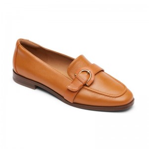 Rockport Susana Buckle Women Loafers Brown Singapore | BN6-11001