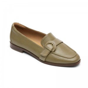 Rockport Susana Buckle Women Loafers Green Singapore | EB1-90369