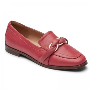 Rockport Susana Woven Chain Women Loafers Red Singapore | UA1-03240