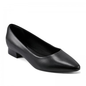 Rockport Tessa Total Motion Pointy Toe Dress Women Ballet Flats Black Singapore | EQ6-47354