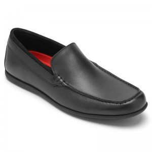 Rockport Thatcher Slip-On Men Loafers Black Singapore | CU5-10481