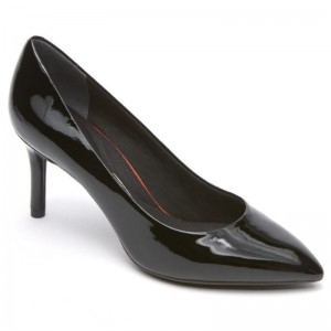 Rockport Total Motion 75mm Pointed Toe Women Pumps Black Singapore | EC2-23732