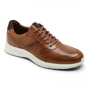 Rockport Total Motion Active Mudguard Men Sneakers Brown Singapore | GJ6-02660