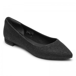 Rockport Total Motion Adelyn Women Ballet Flats Black Singapore | GH2-92139