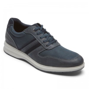 Rockport Total Motion City Men Oxford Shoes Navy Singapore | BF7-08360