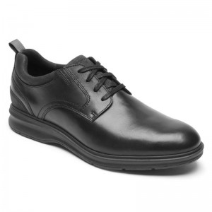 Rockport Total Motion City Plain Toe Men Oxford Shoes Black Singapore | UI7-72657