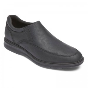 Rockport Total Motion City Slip-On Waterproof Men Loafers Black Singapore | TD4-53305