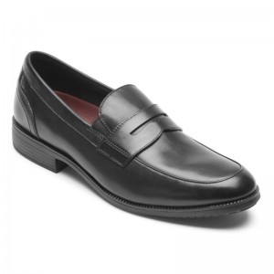 Rockport Total Motion DresSport Penny Men Loafers Black Singapore | AH4-26272