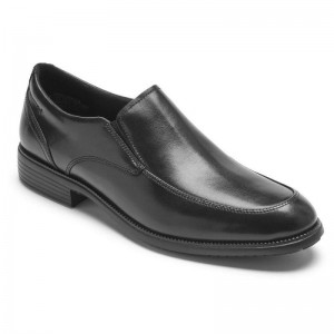 Rockport Total Motion DresSport Slip-On Men Loafers Black Singapore | EJ9-64166