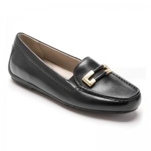 Rockport Total Motion Driver Ornament Women Loafers Black Singapore | QB3-20812