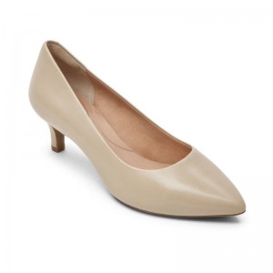 Rockport Total Motion Kalila Women Heels Beige Singapore | MA9-67536