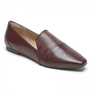 Rockport Total Motion Laylani Accent Women Loafers Dark Red Singapore | EN0-84478