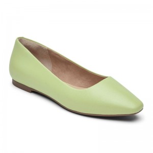 Rockport Total Motion Laylani Plain Women Ballet Flats Green Singapore | QO7-26142