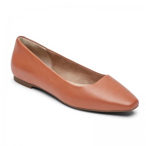 Rockport Total Motion Laylani Plain Women Ballet Flats Orange Singapore | WH6-93319