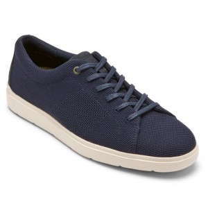 Rockport Total Motion Lite Mesh Lace-to-Toe Men Sneakers Navy Singapore | XT7-66736