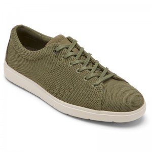 Rockport Total Motion Lite Mesh Lace-to-Toe Men Sneakers Olive Singapore | LL5-21262