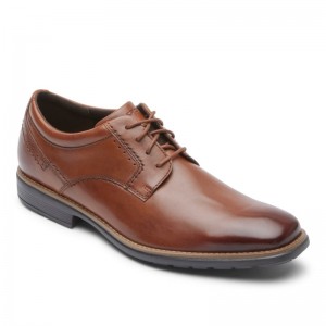 Rockport Total Motion Next Gen Plain Toe Men Dress Shoes Brown Singapore | ZZ4-96269