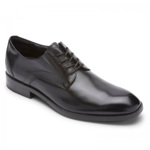 Rockport Total Motion Office Plain Toe Men Oxford Shoes Black Singapore | YF4-07750