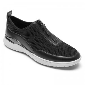 Rockport Total Motion Sport Zip Women Sneakers Black Singapore | HT7-45694