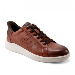 Rockport Tristen Step Activated Lace-Up Men Sneakers Dark Brown Singapore | FG8-91039