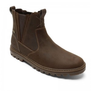 Rockport Weather OR Not Chelsea Men Waterproof Boots Brown Singapore | NG5-80228