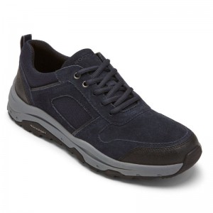 Rockport XCS Birchfield Ubal Trekker Men Sneakers Navy Singapore | ZI3-72387