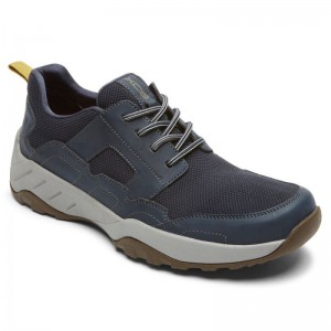 Rockport XCS Riggs Lace-Up Men Sneakers Navy Singapore | TQ3-54785