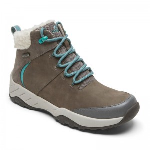 Rockport XCS Spruce Peak Women Waterproof Boots Grey Singapore | MP1-82448