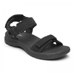 Rockport XCS Trail Tech Washable Women Sandals Black Singapore | DT2-27882