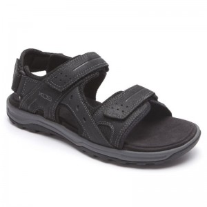 Rockport XCS Trail Technique Adjustable Men Sandals Black Singapore | XV9-02790