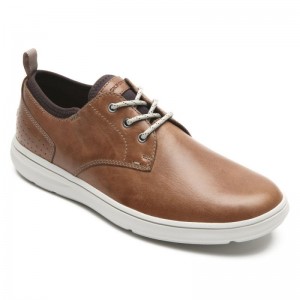 Rockport Zaden Plain Toe Men Oxford Shoes Brown Singapore | KW5-26452