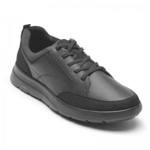 Rockport truFLEX Cayden Men Sneakers Black Singapore | UG5-52615