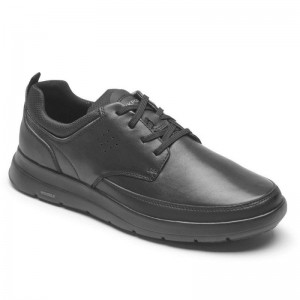 Rockport truFLEX Cayden Plain Toe Men Sneakers Black Singapore | HK7-27012