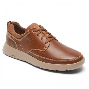 Rockport truFLEX Cayden Plain Toe Men Sneakers Brown Singapore | XV0-56145