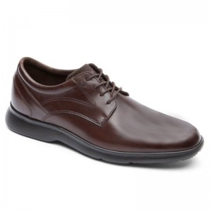 Rockport truFLEX DresSports Men Oxford Shoes Dark Brown Singapore | UZ4-20032