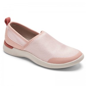 Rockport truFLEX Fly Washable Knit Slip-On Women Loafers Pink Singapore | KE9-90739