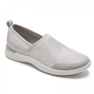 Rockport truFLEX Fly Washable Knit Slip-On Women Loafers Grey Singapore | KD1-22762