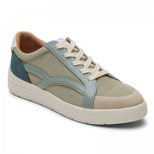 Rockport truFLEX Navya Retro Women Sneakers Green Singapore | GG4-97469