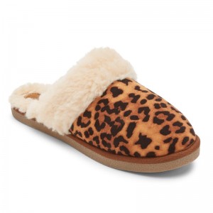 Rockport truTECH Veda Slipper Women Slides Leopard Singapore | NE9-88798