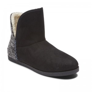 Rockport truTECH Veda Slipper Women Winter Boots Black Grey Singapore | TI2-08300