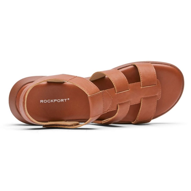 Rockport Abbie T-Strap Women Sandals Orange Singapore | AM1-99269