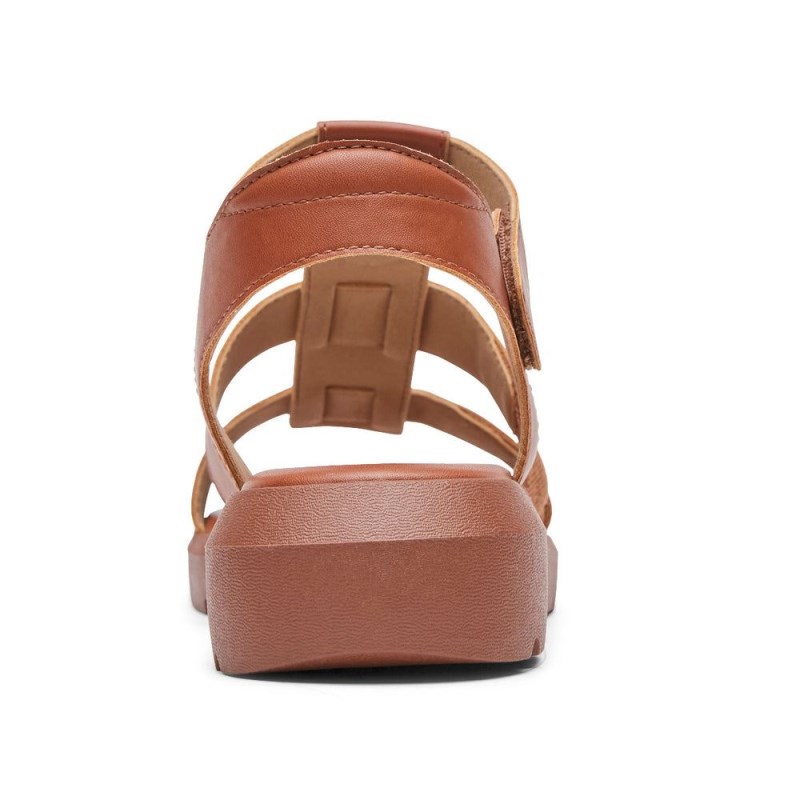 Rockport Abbie T-Strap Women Sandals Orange Singapore | AM1-99269