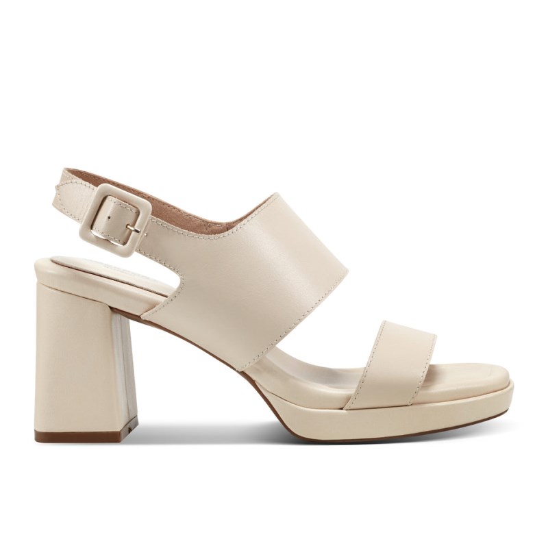 Rockport Aurielia 2 Band Women Heeled Sandals Cream Singapore | ZE2-02040